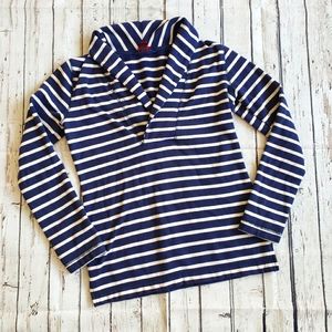 Merona striped pullover sweatshirt size extra small